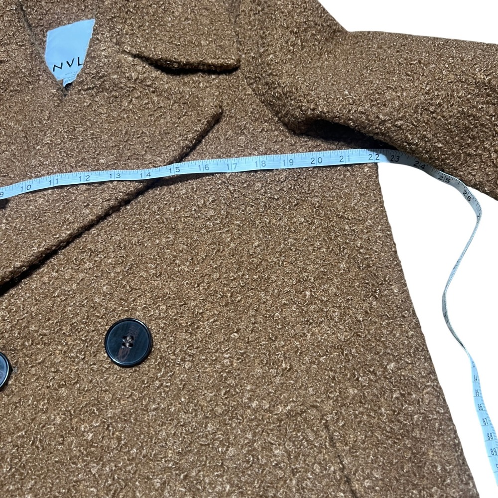 NVLT Cozy Teddy Sherpa Fleece Double Breasted Coat Women's M/M Warm Winter‎ - Picture 4 of 8